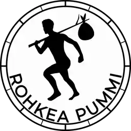Rohkea pummi's logo